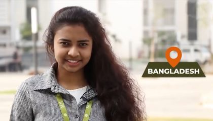 Student testimonial
