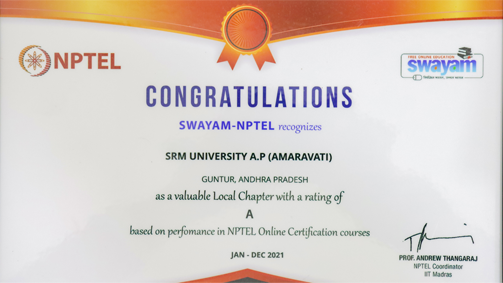 srmap swayam nptel a rating