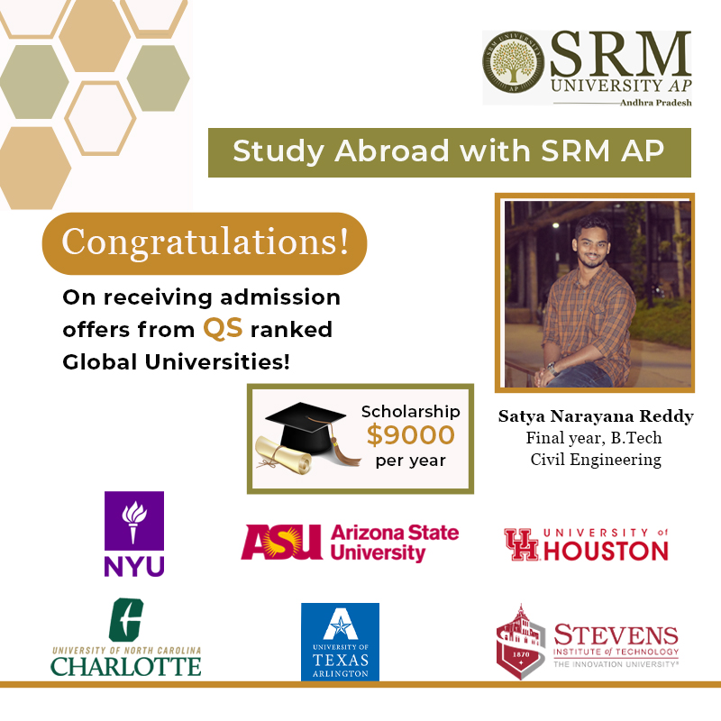 pursue overseas education SRMAP