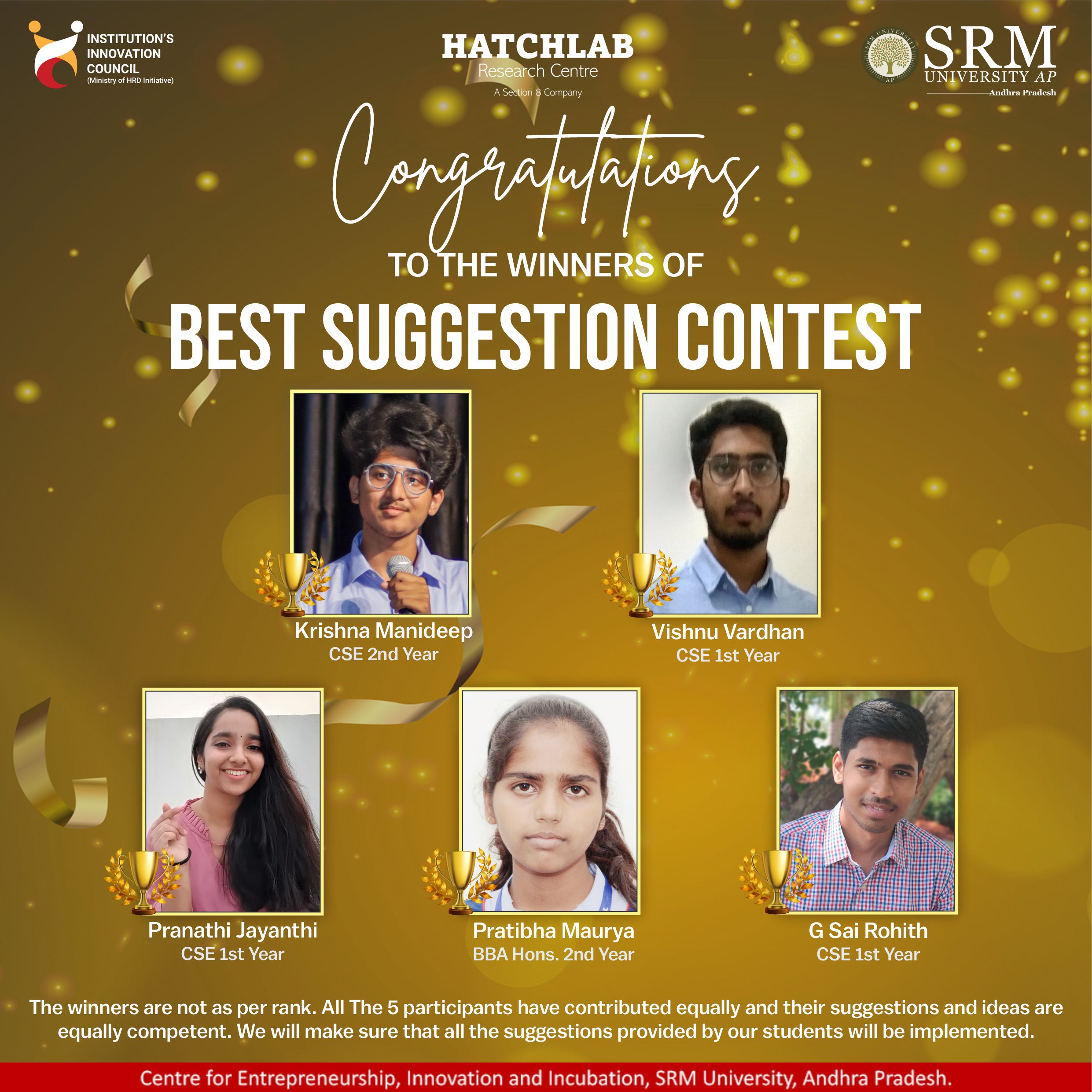 suggestion contest