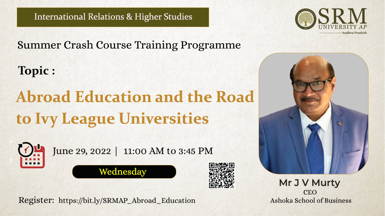 Abroad Education Webinar SRMAP