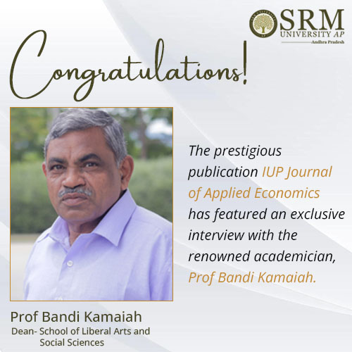 prof Kamaiah Bandi SRMAP