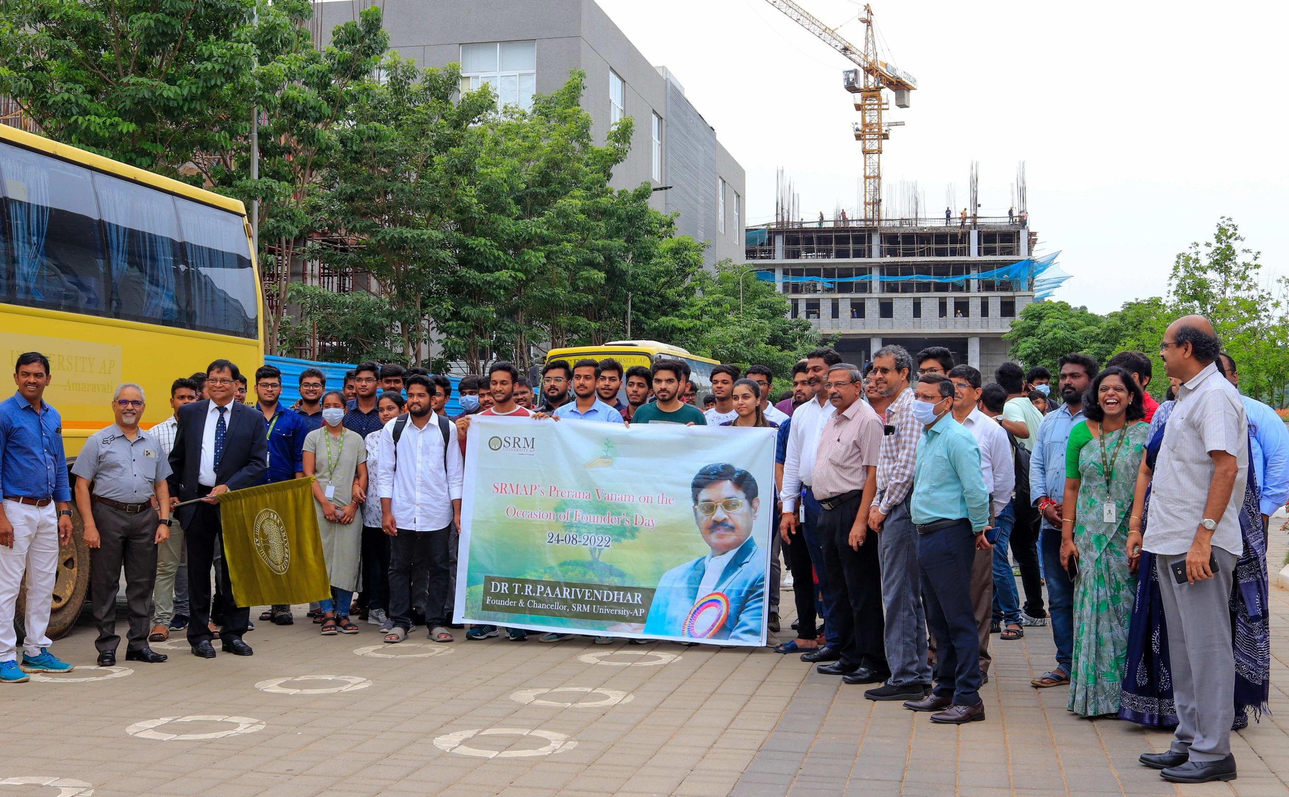 SRM AP observes Prerana Vanam on Founder’s Day
