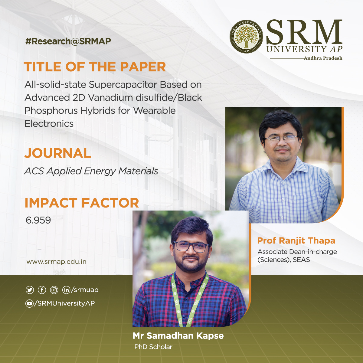 VS2-BP hybrid electrode material synthesis