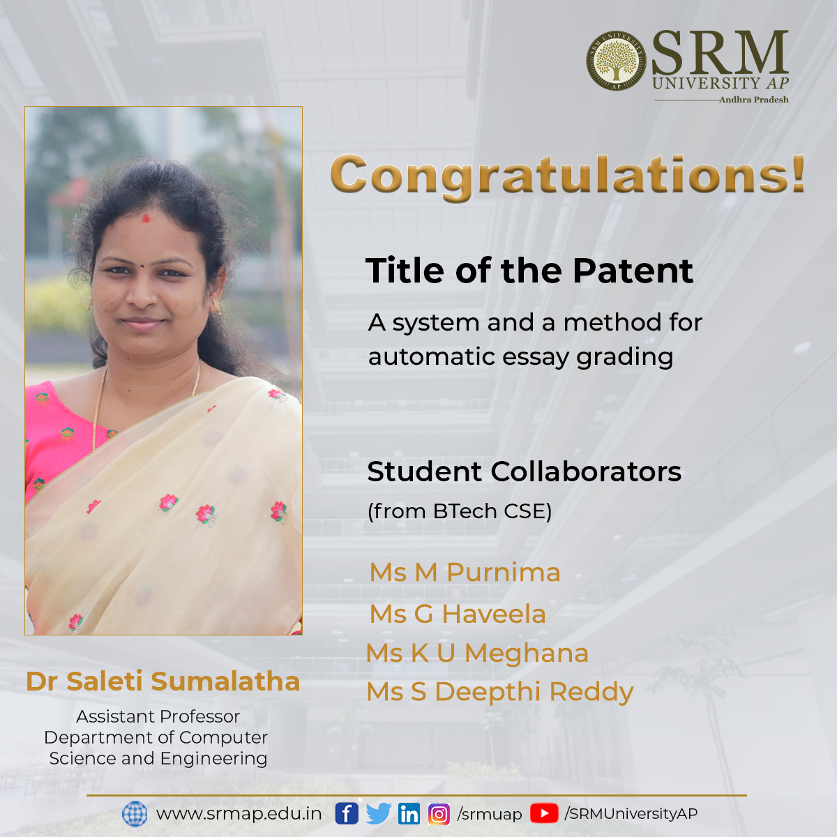 Patent SRMAP