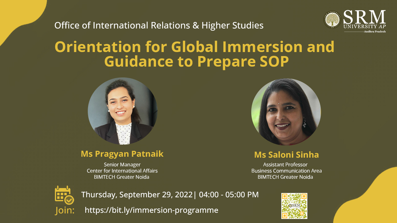 Guest Lecture SRMAP