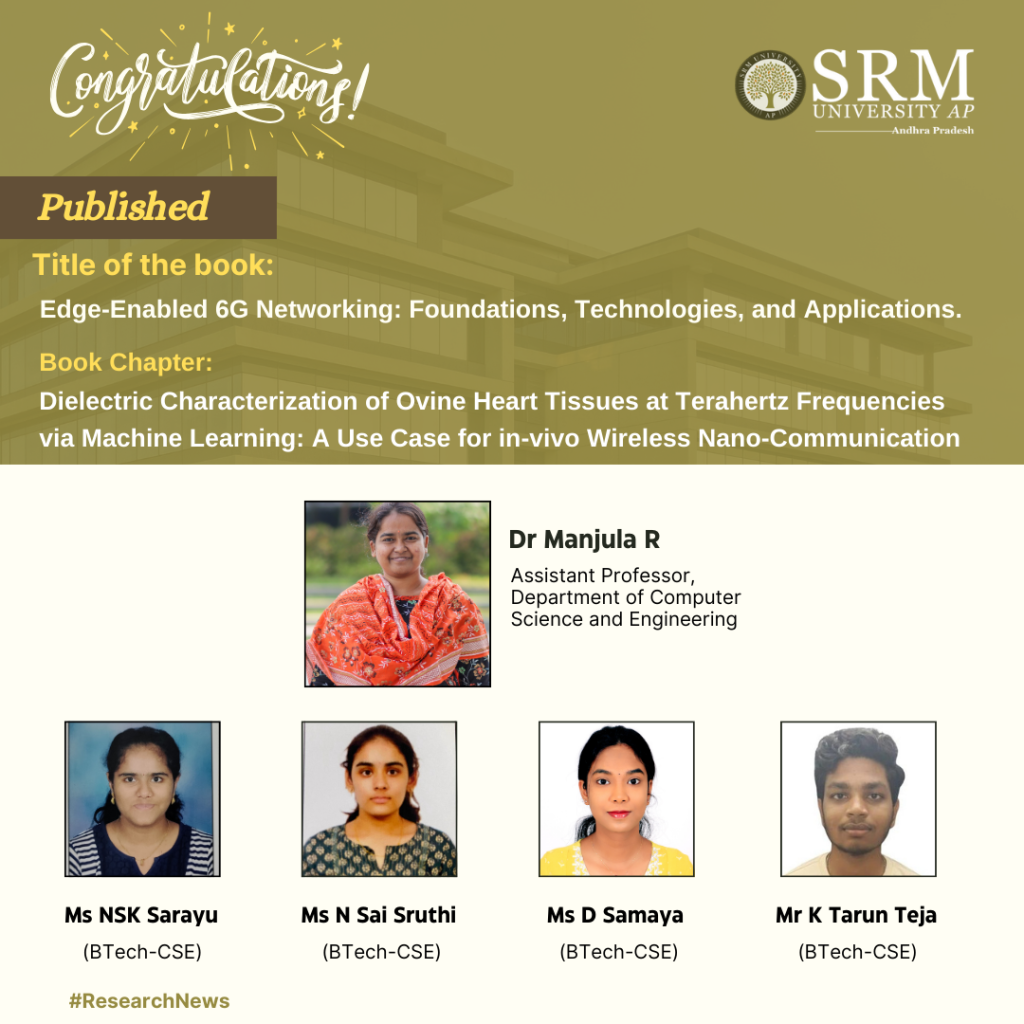 Patent Published by Dr Manjula